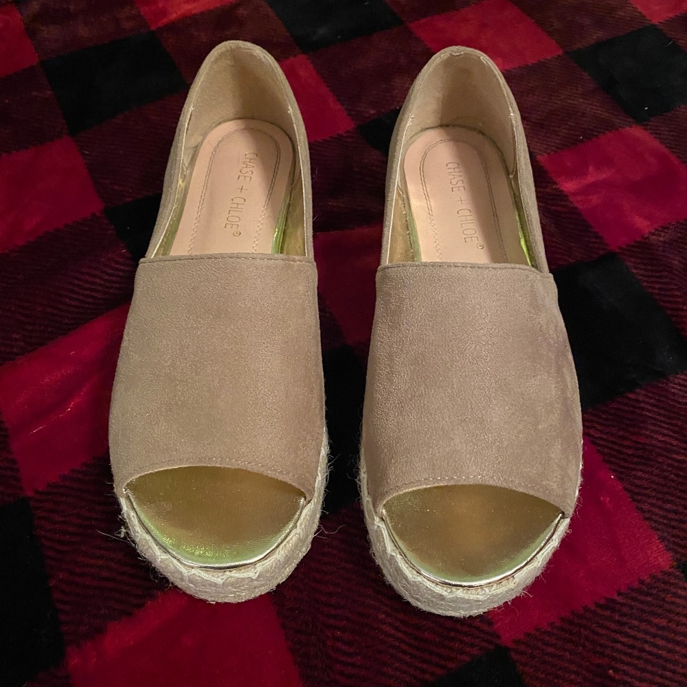 Chase + Chloe Wedge Sandals